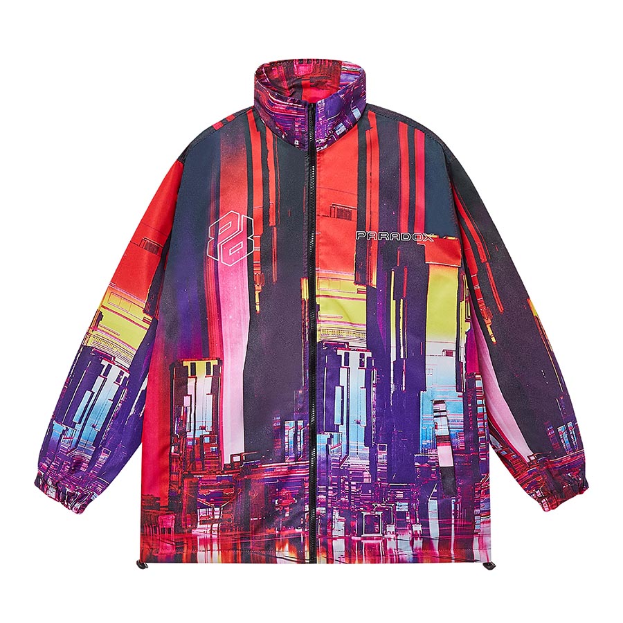 Áo khoác dù zip Paradox® FUTURISTIC CITY