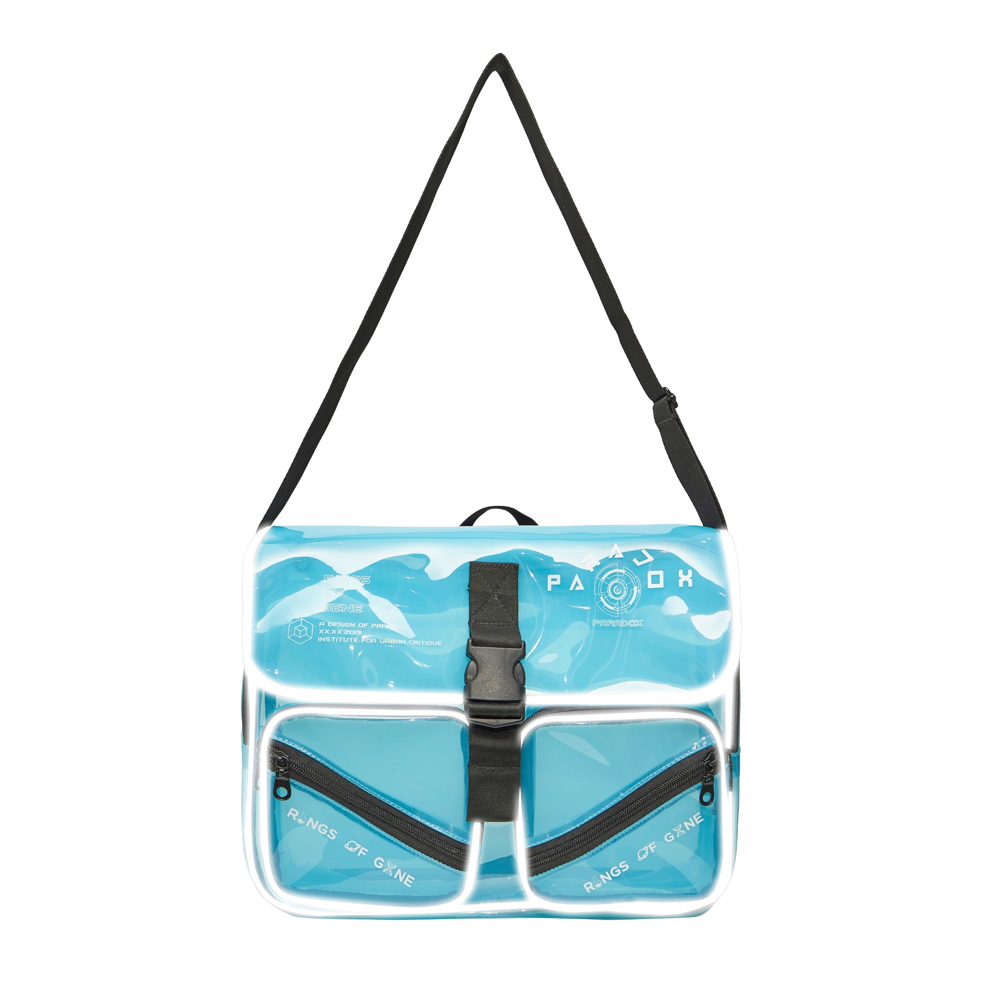 Túi đeo chéo Paradox® BABY BLUE WHITE-WORDING - Hình ảnh 2