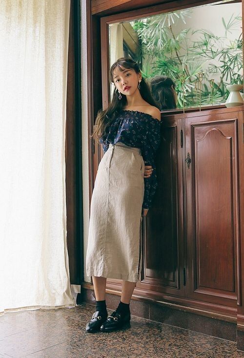 phối đồ vintage cho nấm lùn