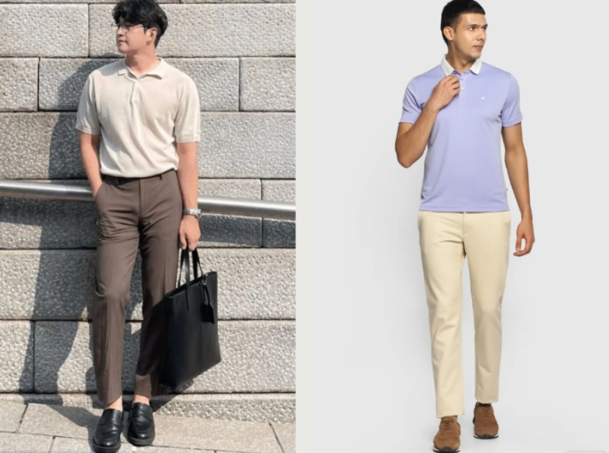 phối đồ với polo streetwear