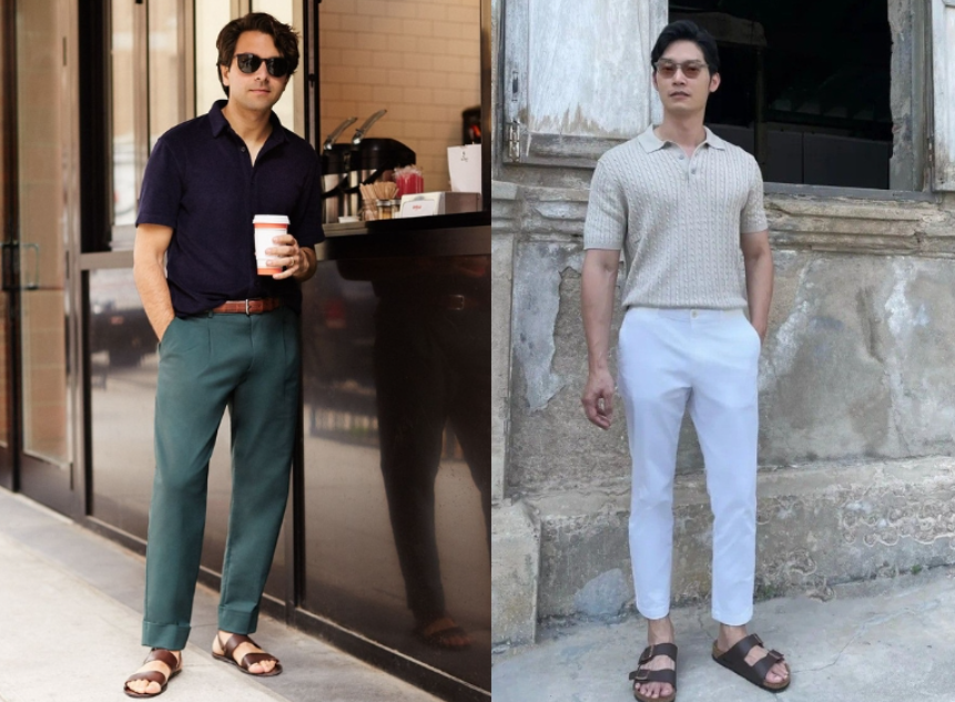 phối đồ với polo streetwear