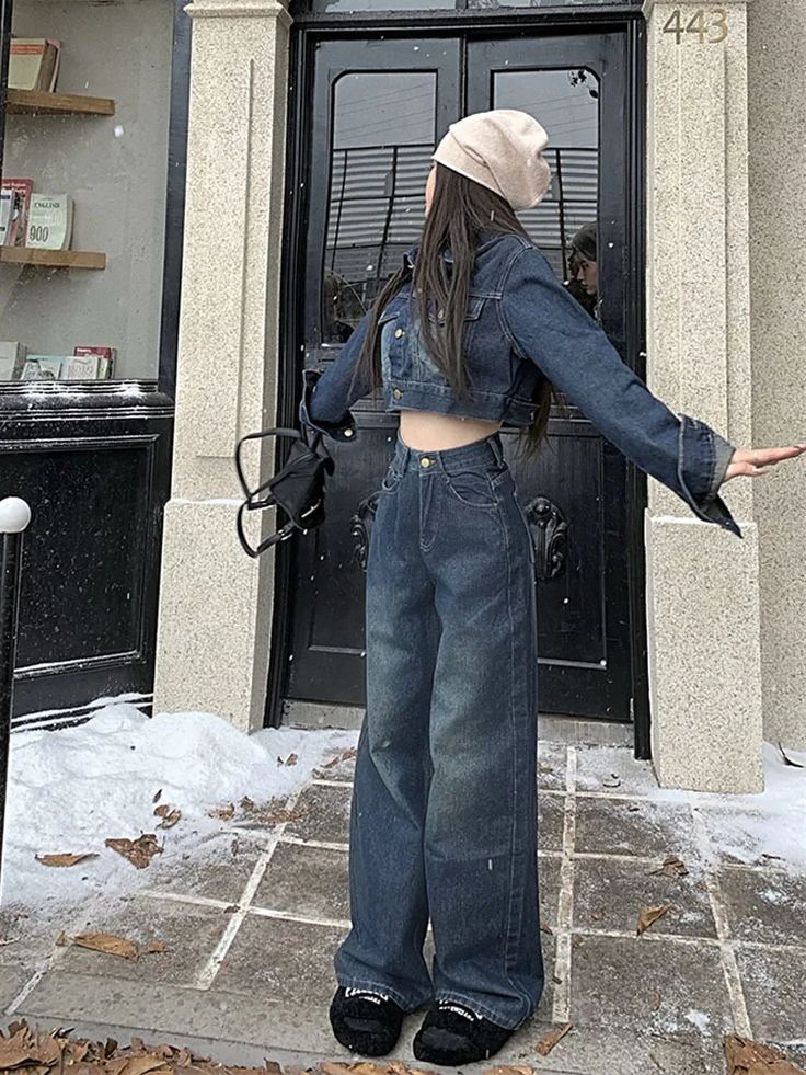 áo khoác croptop nữ