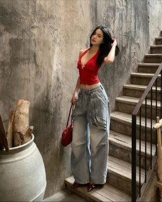 dáng quả lê nên mặc gì