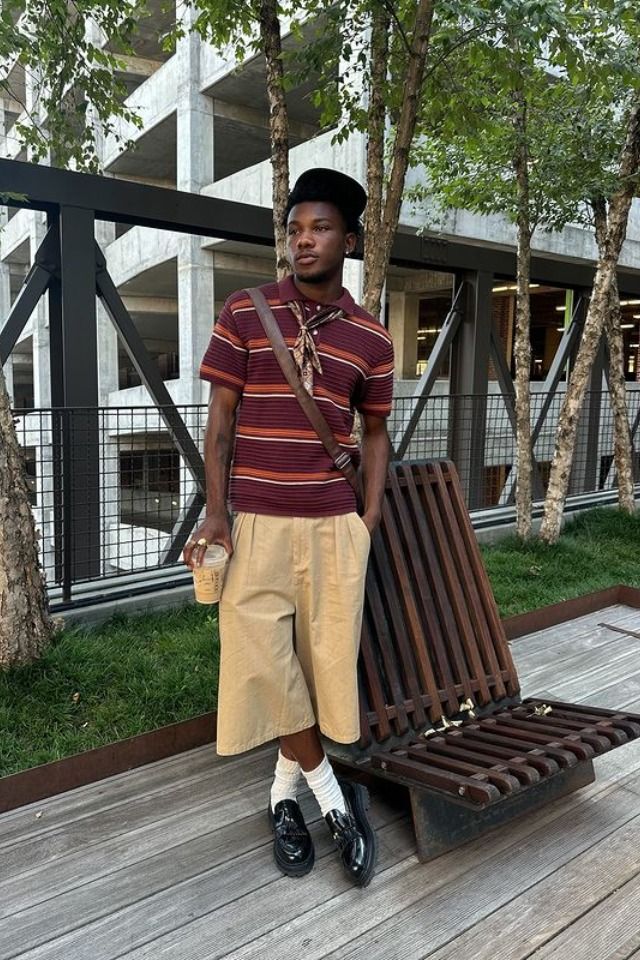 phối đồ với polo streetwear