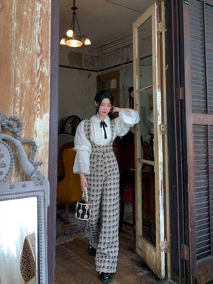 phối đồ vintage cho nấm lùn