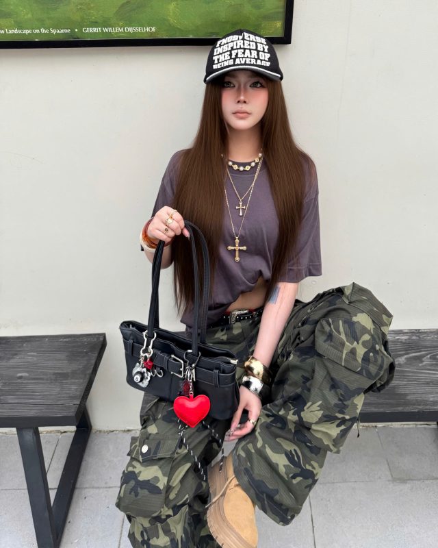 outfit streetwear mùa hè