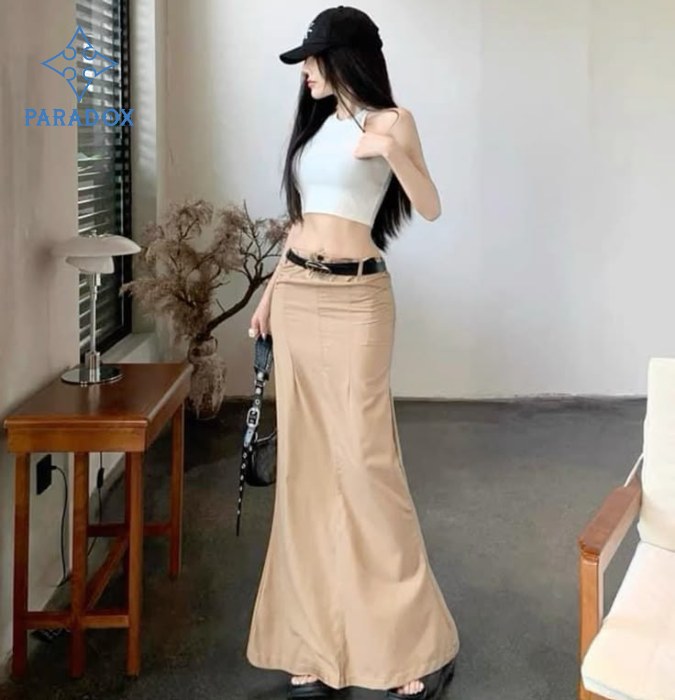 chân váy đuôi cá phối với áo gì chân váy đuôi cá phối với áo gì