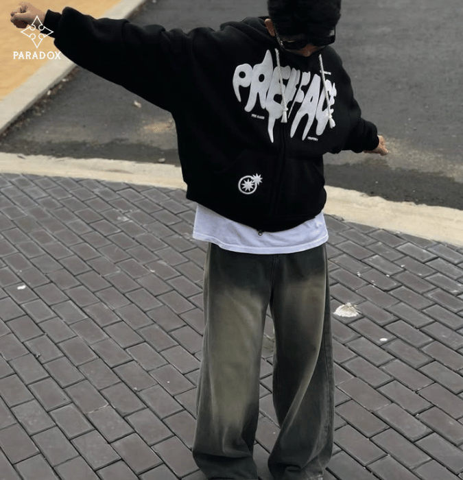 Cách phối đồ áo hoodie với áo gì đẹp? - áo thun form rộng