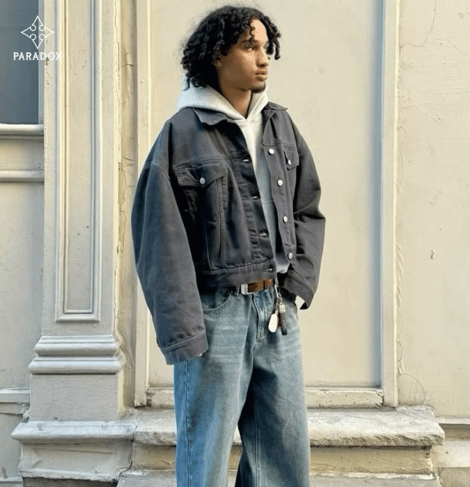 Cách phối đồ áo hoodie với áo gì đẹp? - áo khoác jeans