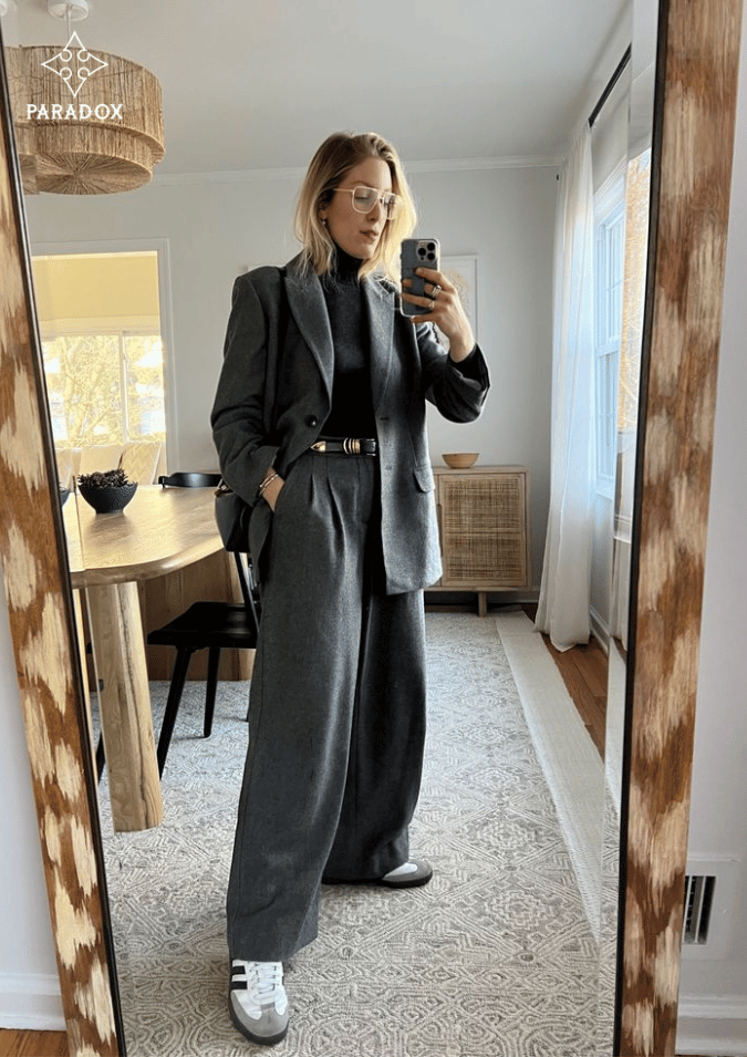 Phối đồ layering cho thu đông - áo len giữ nhiệt & áo blazer Phối đồ layering cho thu đông - áo len giữ nhiệt & áo blazer