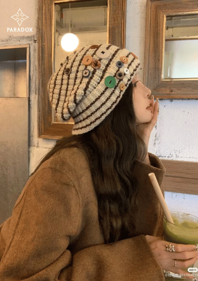 Phối đồ mùa đông cho nữ với item mũ beanie