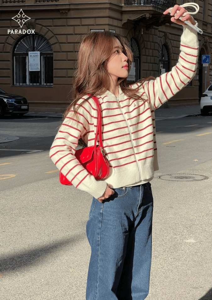 Phối đồ mùa đông cho nữ với áo cardigan