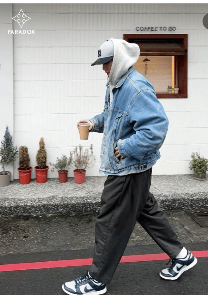 Phối đồ với áo hoodie zip nam - áo khoác jeans Phối đồ với áo hoodie zip nam - áo khoác jeans