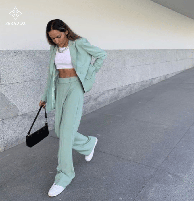 Phối đồ với màu xanh mint - màu ton sur ton Phối đồ với màu xanh mint - màu ton sur ton