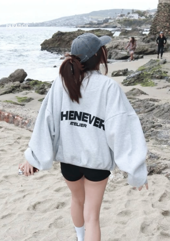 Phối đồ với áo nỉ nữ cá tính - trendy Phối đồ với áo nỉ nữ cá tính - trendy