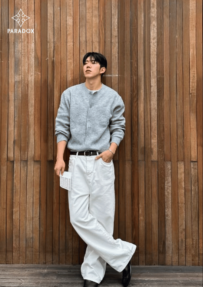 Phối đồ với quần jean trắng nam thời thượng Phối đồ với quần jean trắng nam thời thượng