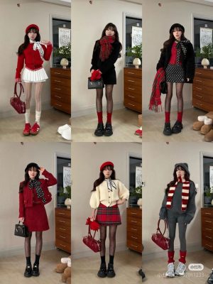 Phối Đồ Tết 2026: Với váy và chân váy