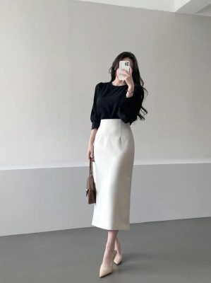 Phối Đồ Với Chân Váy Bút Chì