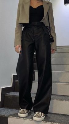 Quần Da – Lựa Chọn Cho Phong Cách Gợi Cảm Và Cá Tính Đồ Da Nữ