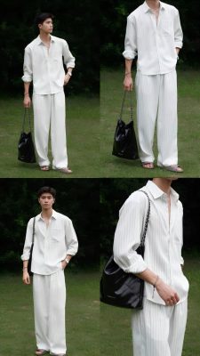 Phối Đồ Tết 2026: Sơ mi trắng quần âu nam tính