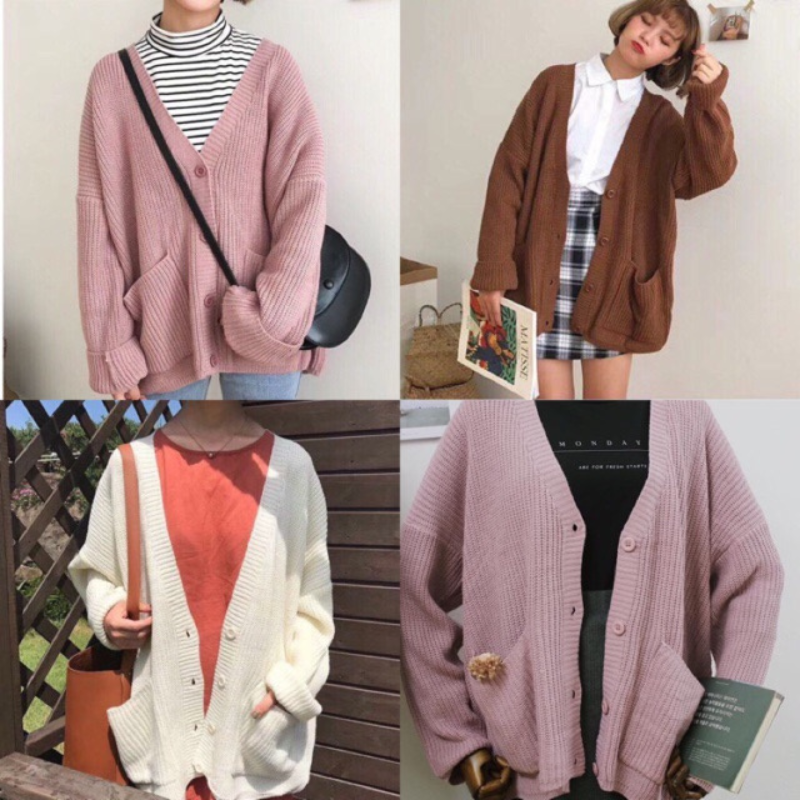 Xu hướng màu sắc cardigan nữ mùa xuân năm nay