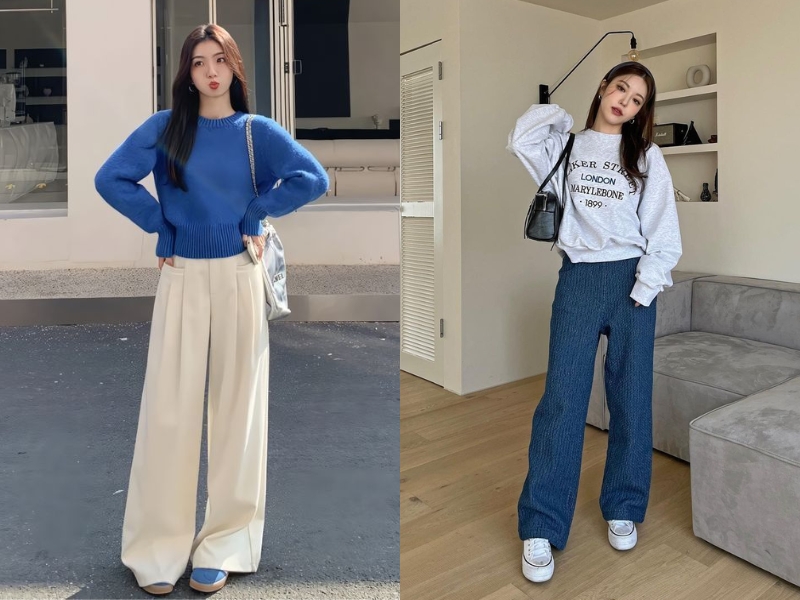 Bí quyết chọn mẫu áo sweater màu Pastel phù hợp với từng vóc dáng