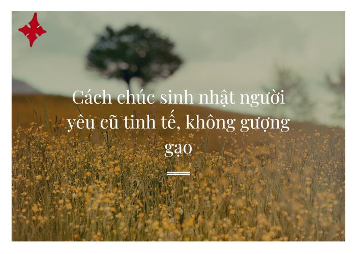 Cách chúc sinh nhật người yêu cũ tinh tế, không gượng gạo