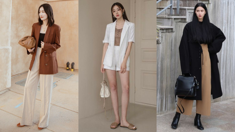 Đường may tỉ mỉ trên trang phục tối giản