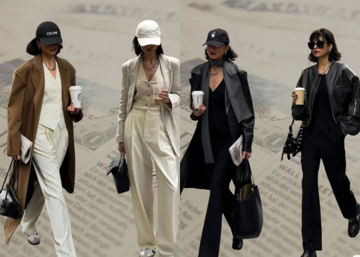 Cách phối blazer cùng quần suông cho quý cô hiện đại