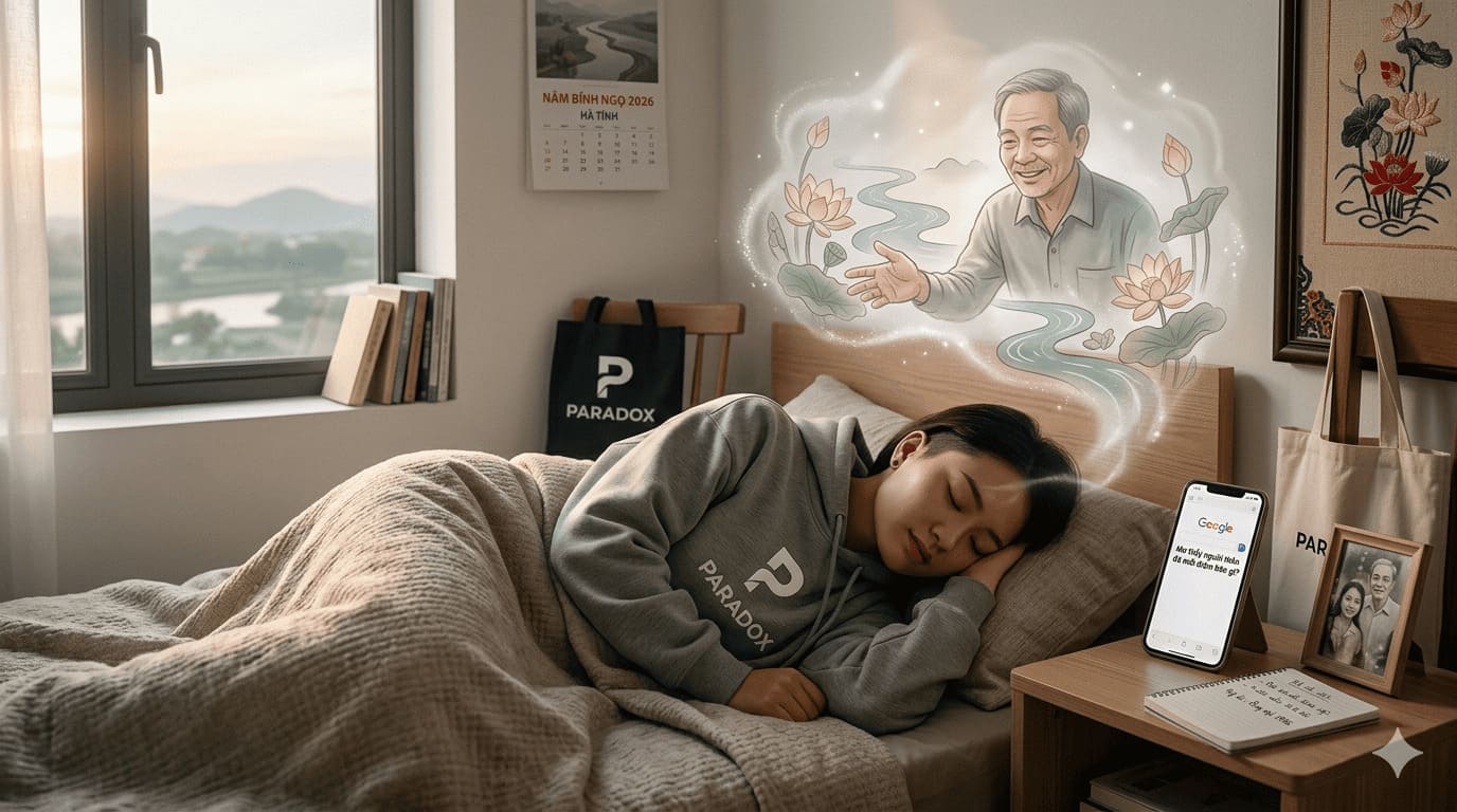 Mơ thấy người thân đã mất điềm báo gì? Giải mã tâm linh & Khoa học 2026