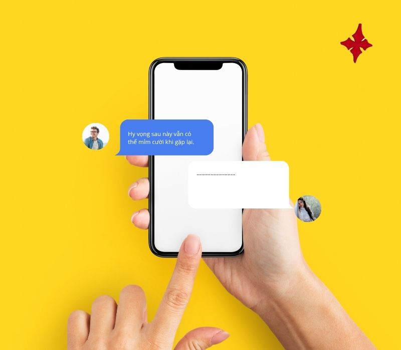 Nhắn tin riêng để chia tay là phương pháp được nhiều bạn áp dụng