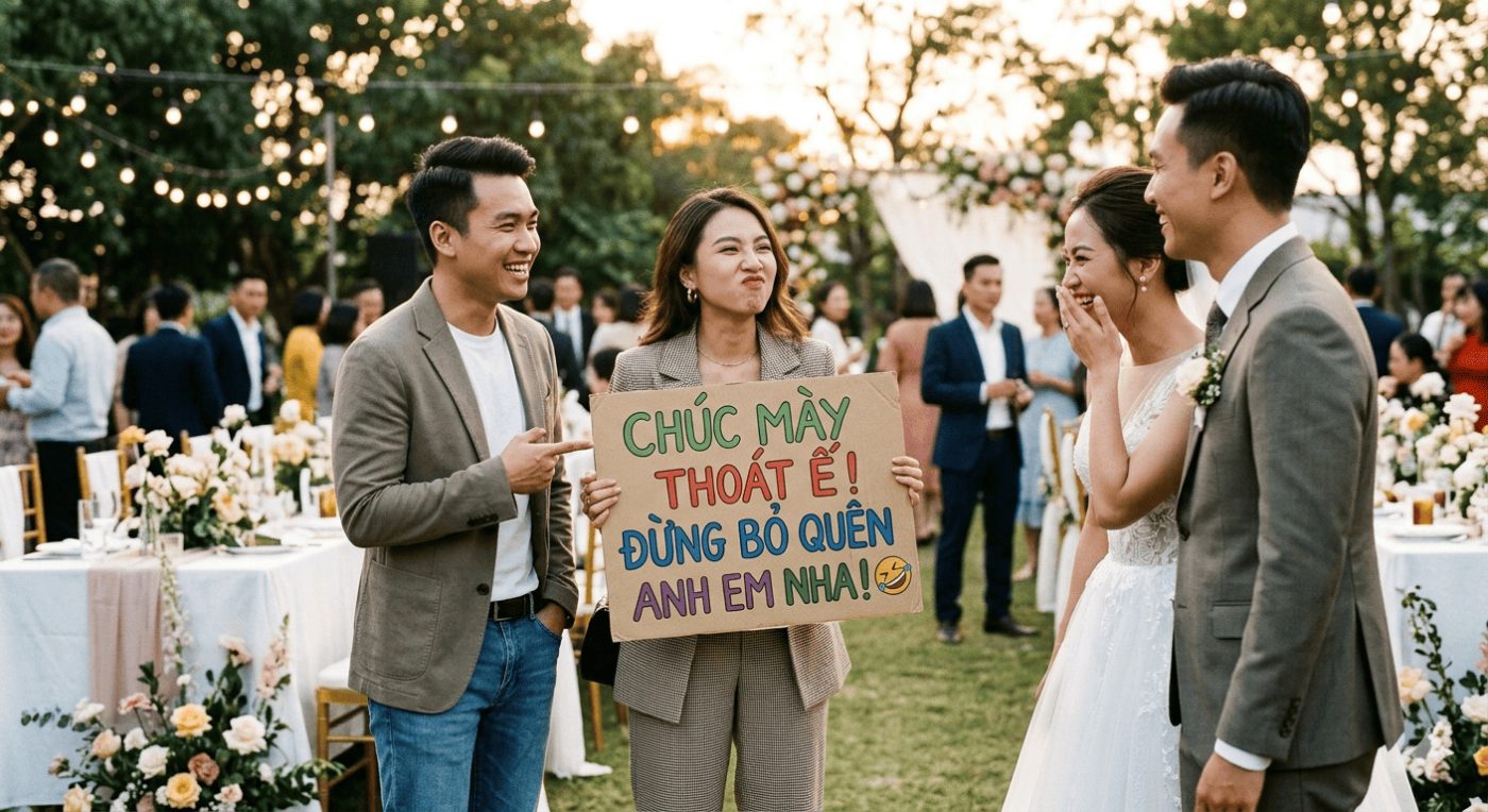 Lời chúc đám cưới bạn thân