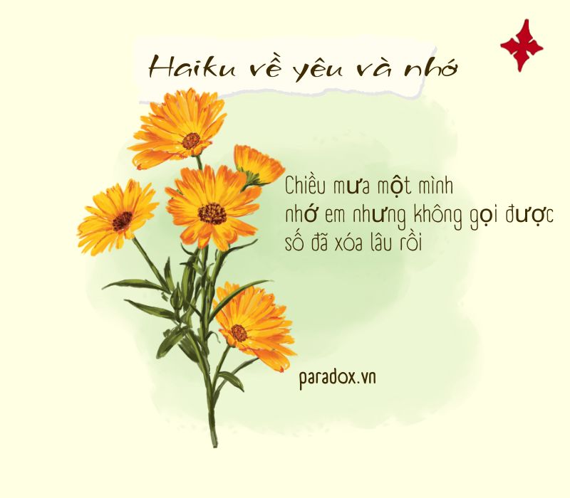 Những bài thơ Haiku hiện đại về tình yêu đầy cảm xúc