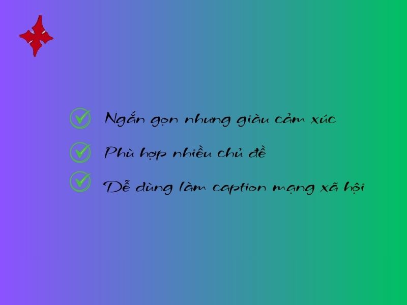 Những lý do thơ 4 chữ được nhiều người sử dụng