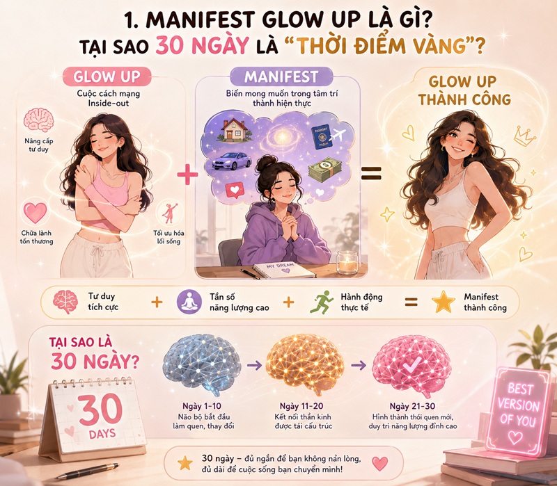 Manifest Glow up là gì?