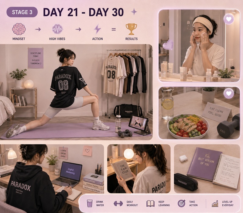 Giai đoạn 3 cách manifest thành công cuộc sống 'Glow up'