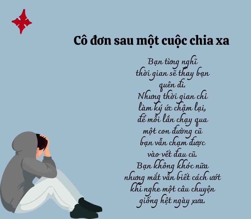 Cô đơn là sau một cuộc chia xa