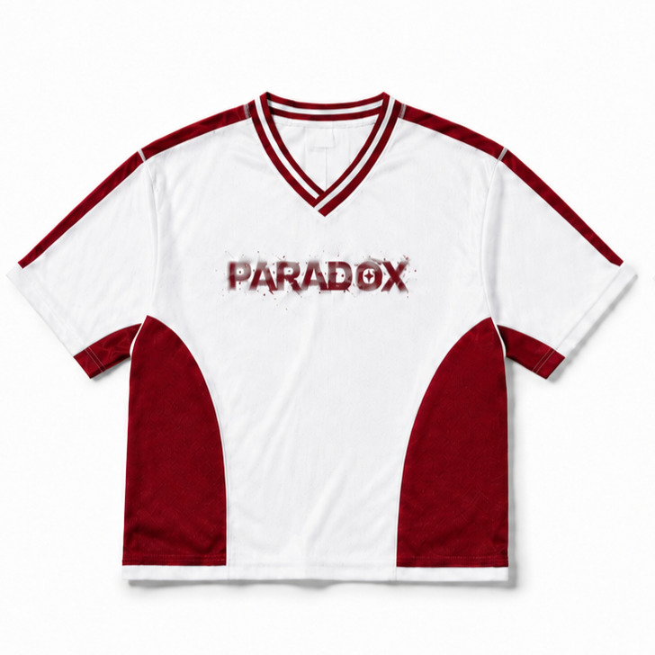 Áo Jersey Paradox Boxy Lưới – AT6P0501 Đỏ
