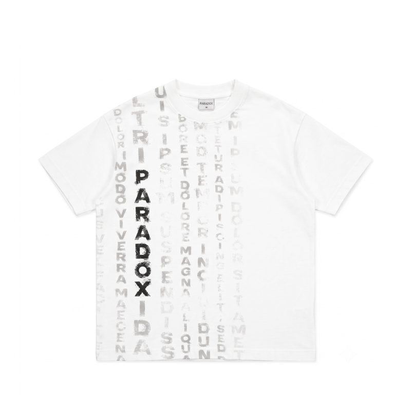 Áo thun Paradox Oversized Cotton 250GSM – AT6P0502 Trắng