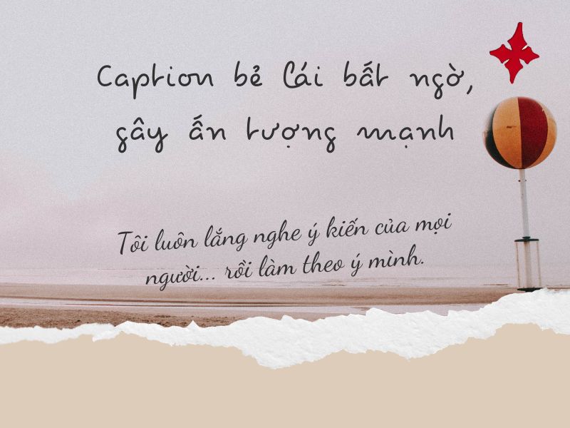 Caption bẻ lái (Plot Twist) bất ngờ, gây ấn tượng mạnh