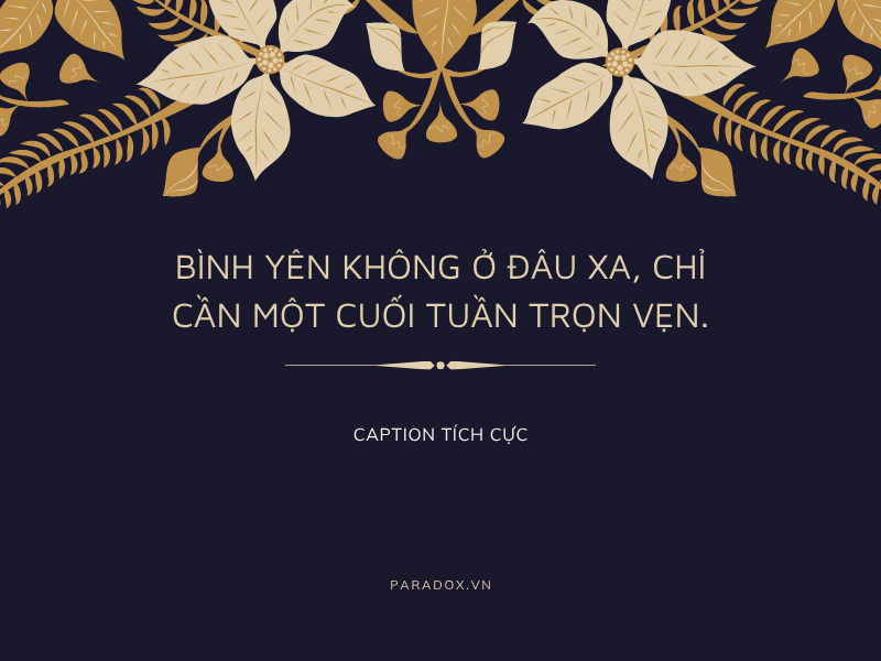 Caption tích cực