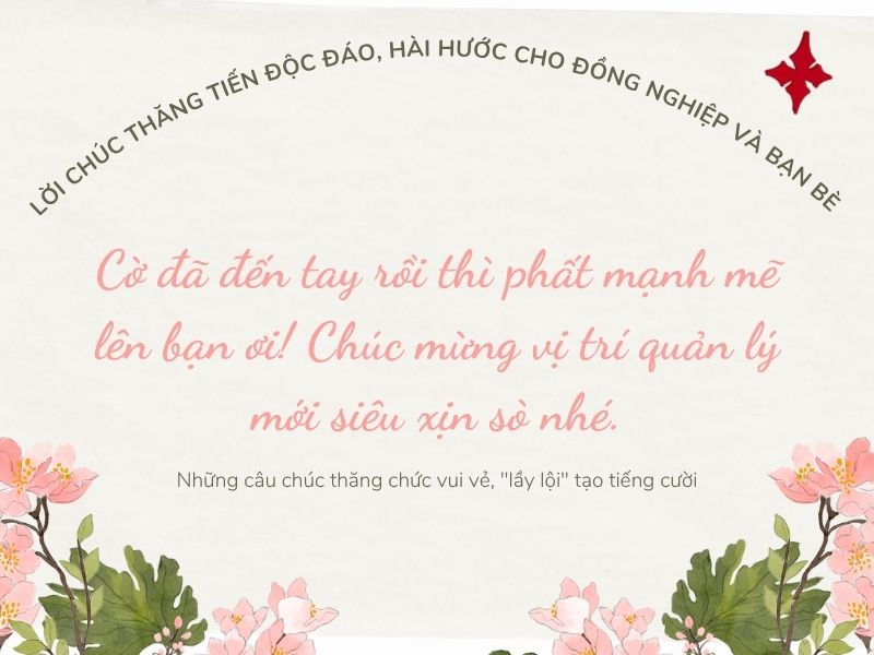 Lời chúc thăng tiến độc đáo, hài hước cho Đồng nghiệp và Bạn bè