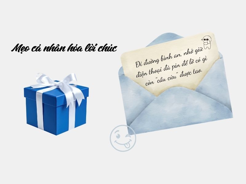 Mẹo cá nhân hóa lời chúc