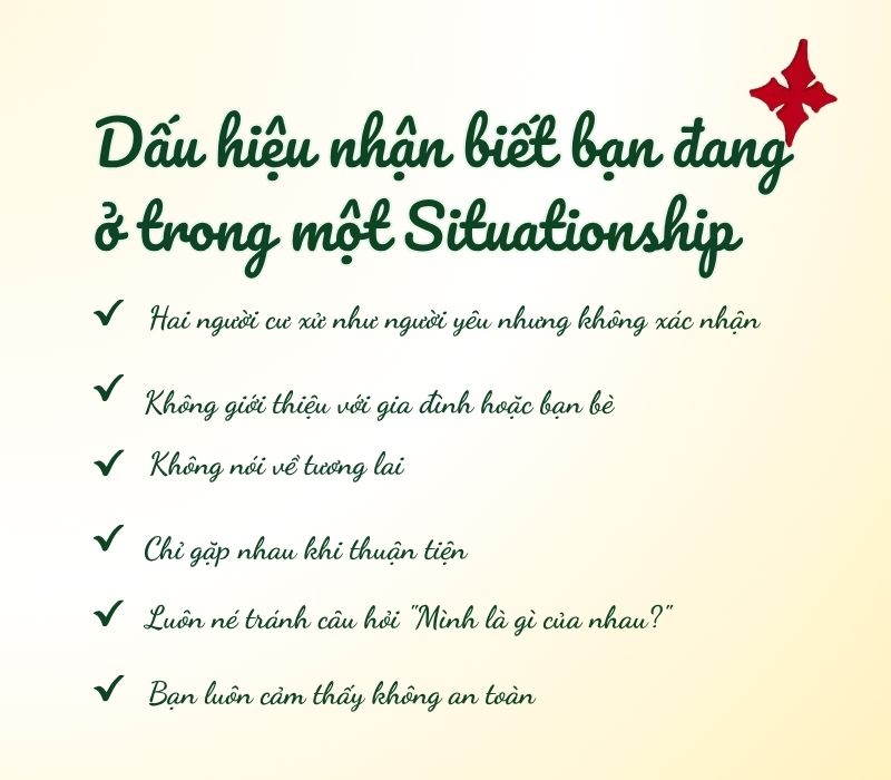 Situationship là gì? Dấu hiệu nhận biết bạn đang ở trong một Situationship