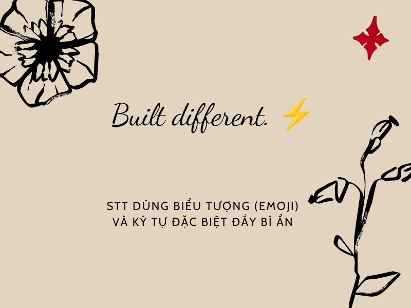 Caption ngầu chất dùng biểu tượng (Emoji) và ký tự đặc biệt đầy bí ẩn