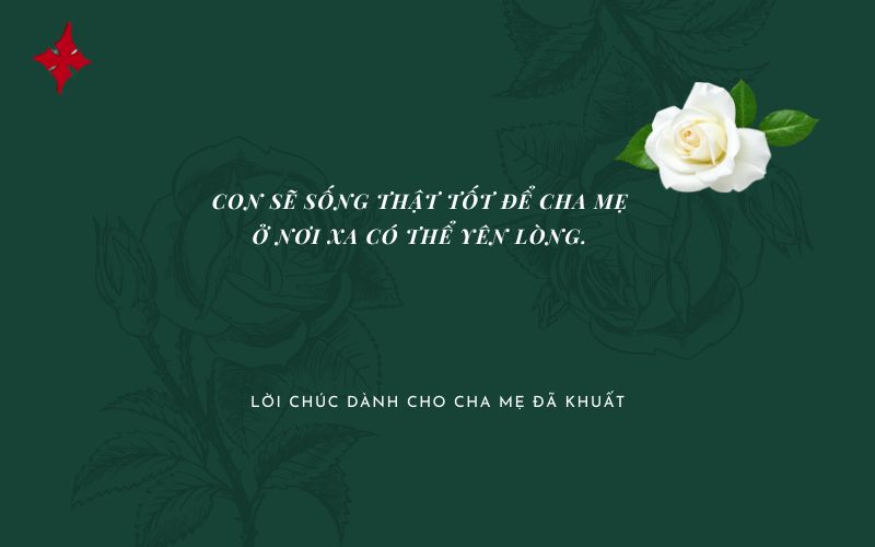 Lời chúc dành cho cha mẹ đã khuất