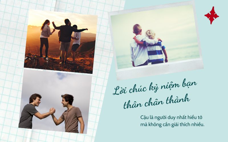 Lời chúc kỷ niệm bạn thân chân thành