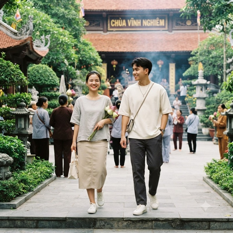 Outfit đi chùa dịp Vu Lan cho Gen Z