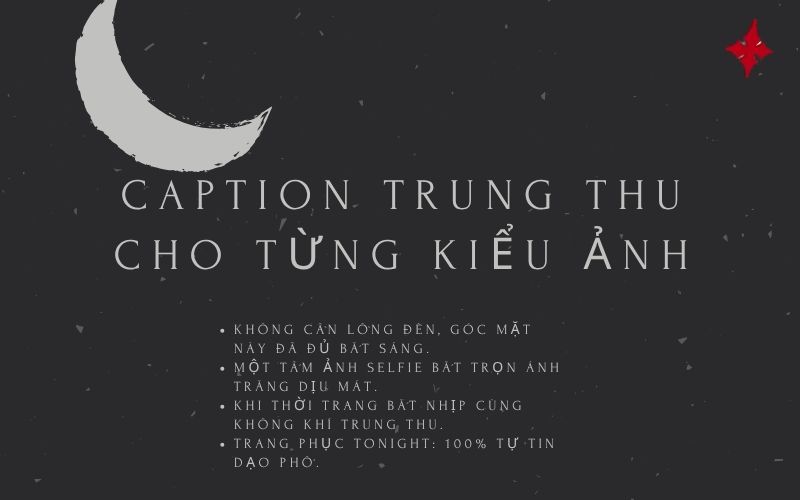 Caption Trung Thu cho từng kiểu ảnh