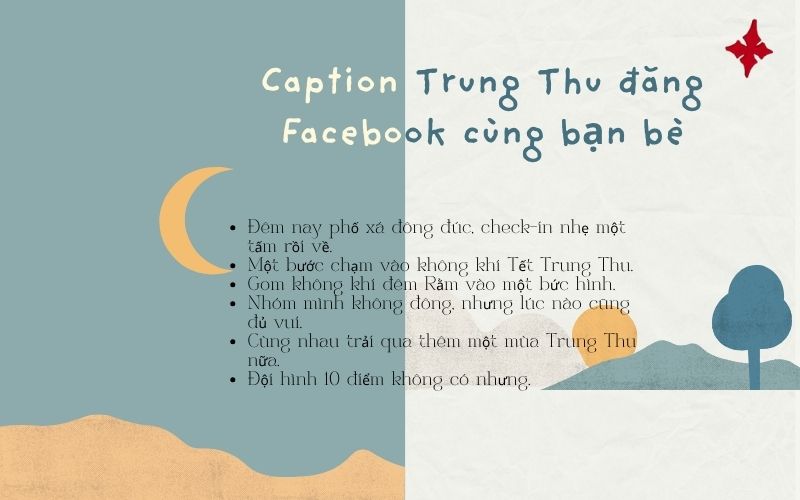 Caption Trung Thu đăng Facebook cùng bạn bè